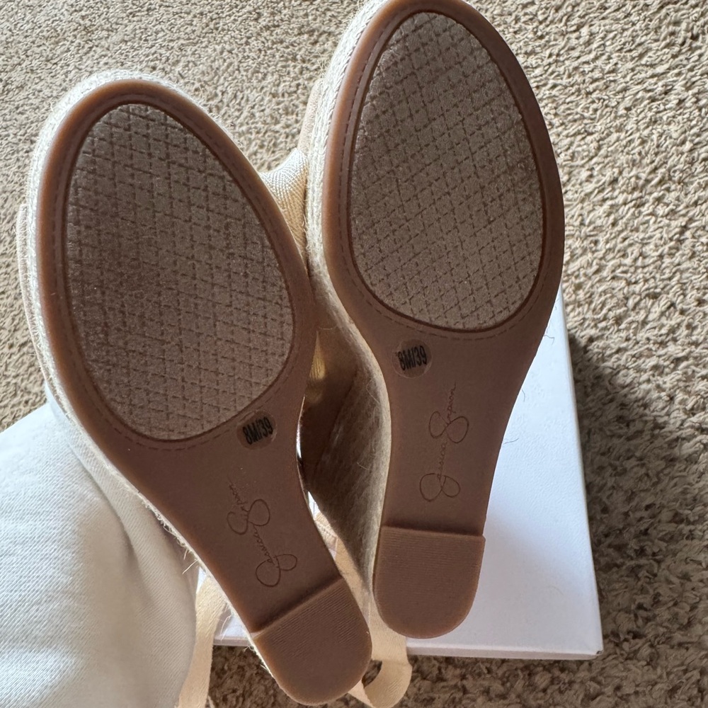 Jessica Simpson Womens Zavida Ankle Strap Wedge Sandals *BRAND NEW* - Picture 4 of 5